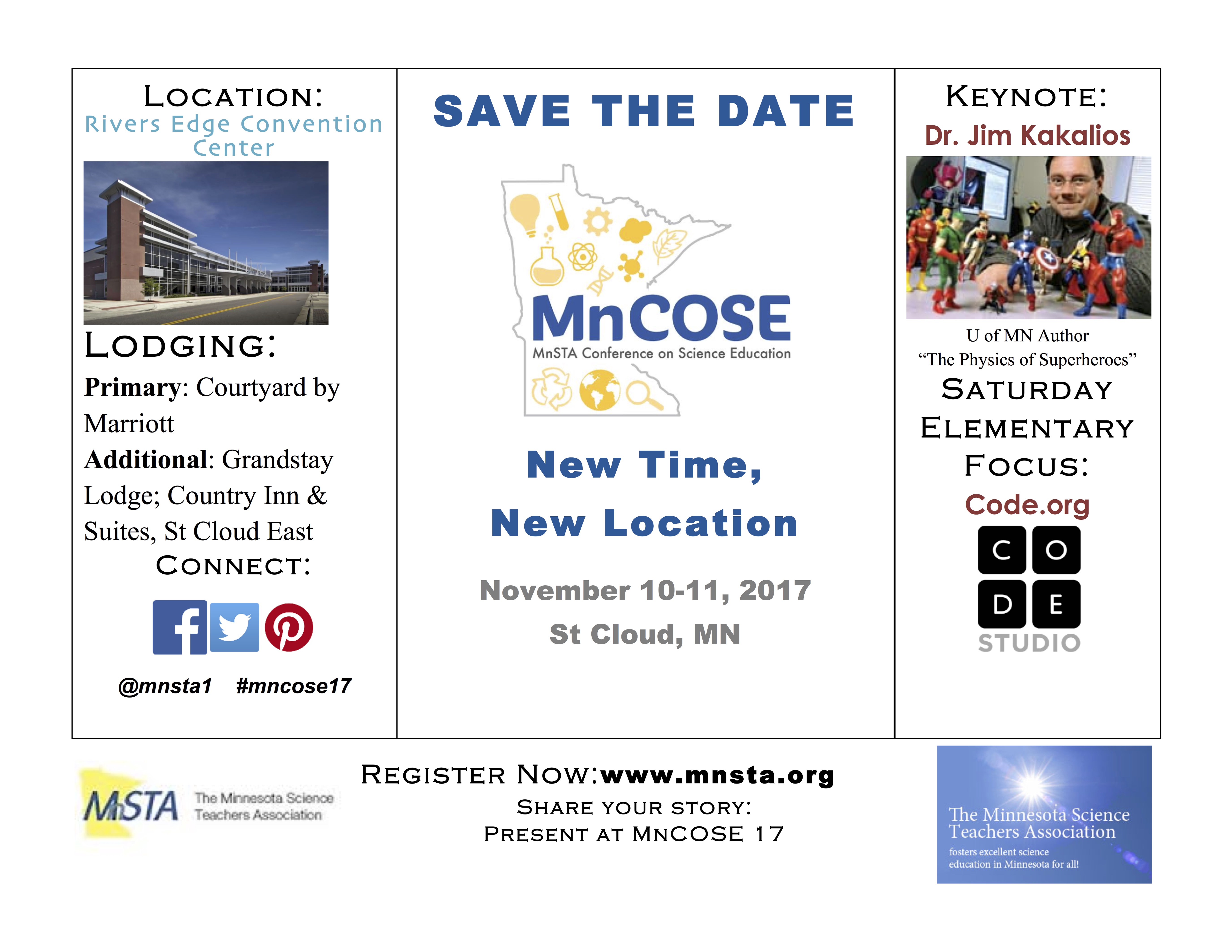 MnCOSE17 Save the Date image MnCOSE17 Save the Date image